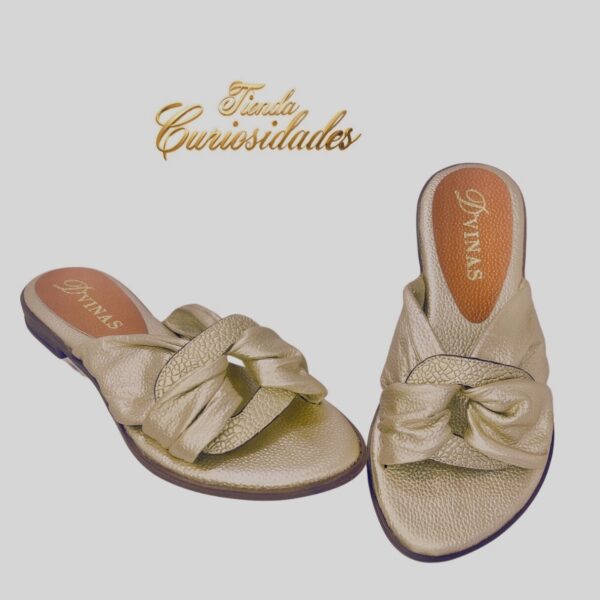 Sandalias En Cuero