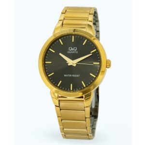 Reloj HOMBRE Q&Q e Dorado Negro QA42J002Y