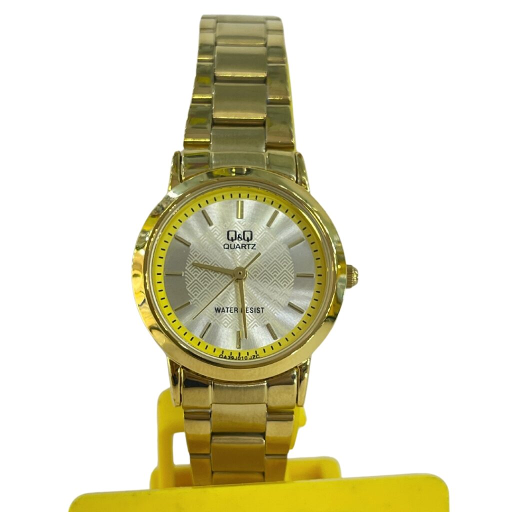 Reloj DAMA Y UNISEX Q&Q Qa38j010y Dorado